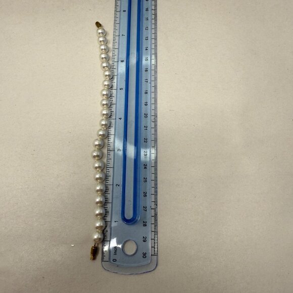 Vintage‎ Imitation Pearl Bracelet Classic Style Feminine Minimal Elegant - Picture 5 of 7